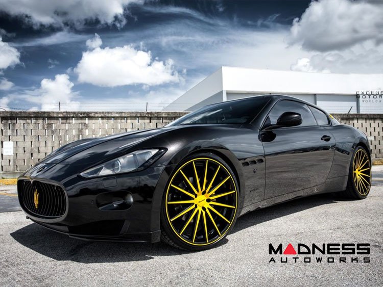 Maserati GranTurismo Custom Wheels - VFS-2 by Vossen - Yellow / Black